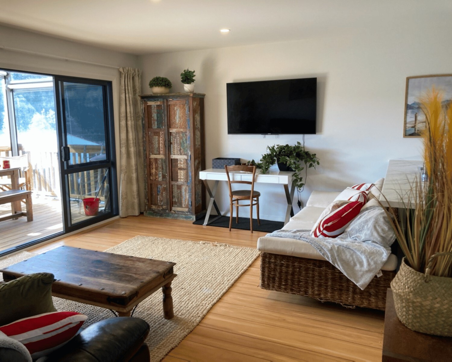 Lake House 1 living room